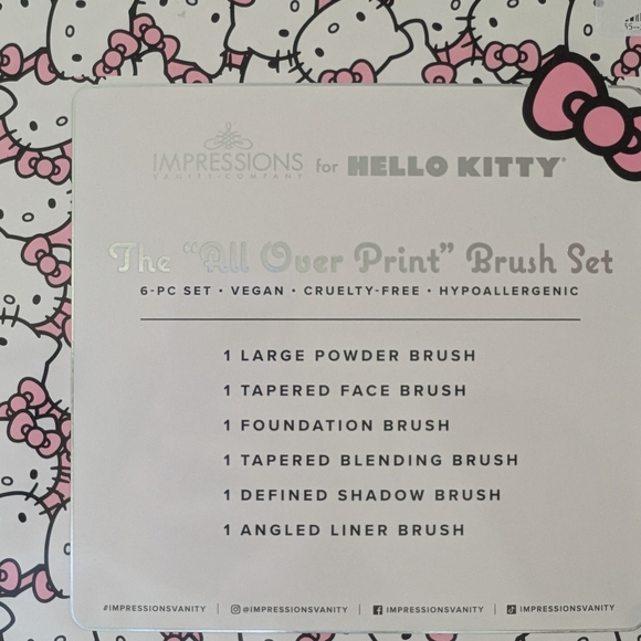 Impressions hello kitty makeup brush set - Picture 2 of 3